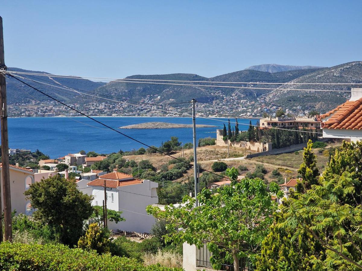 Villa Liana : Luxury Villa With Fantastic Sea View, Near Airport Pórto Ráfti Exterior foto