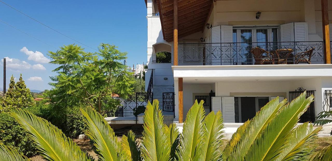 Villa Liana : Luxury Villa With Fantastic Sea View, Near Airport Pórto Ráfti Exterior foto