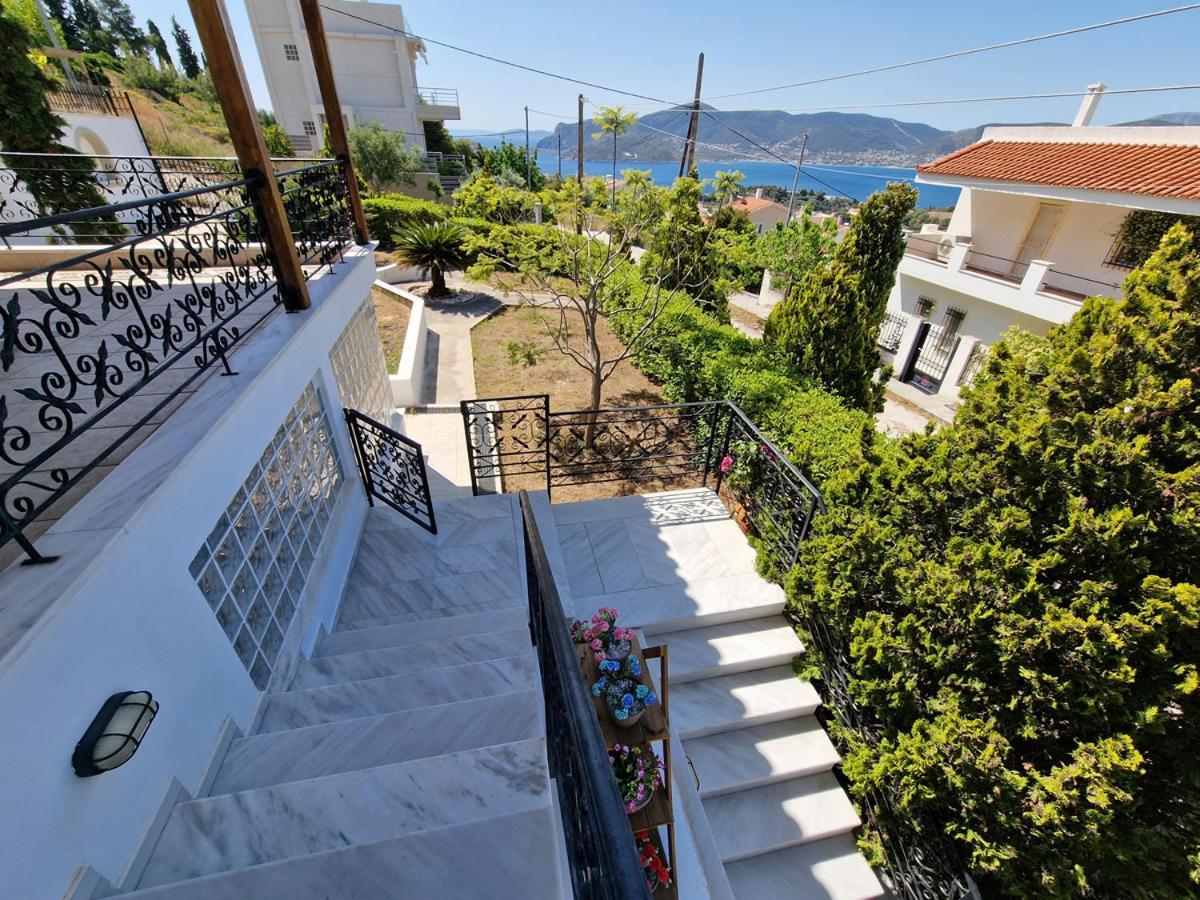 Villa Liana : Luxury Villa With Fantastic Sea View, Near Airport Pórto Ráfti Exterior foto